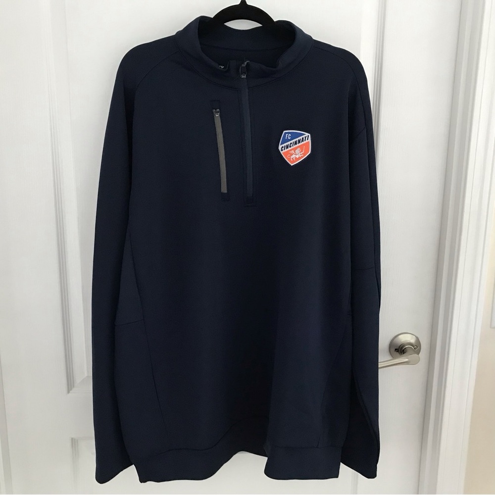 ✴️Antigua FC Cincinnati Generation Pullover 1/4 Zip, NWT, 3XLT